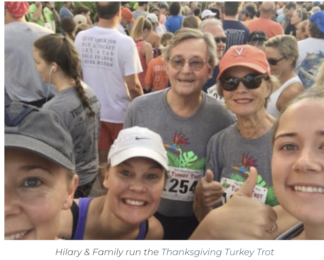 Hilary Dick, Palm Beach, Thanksgiving, Turkey Trot